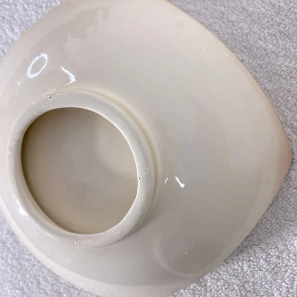 Vintage Ceramic Yellow Flower Square Dish W Rounded Corners Trinket Dish - Picture 15 of 16